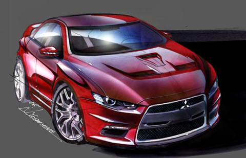 Mitsubishi on The Mitsubishi Lancer Is A Family Car Built By Mitsubishi Motors It