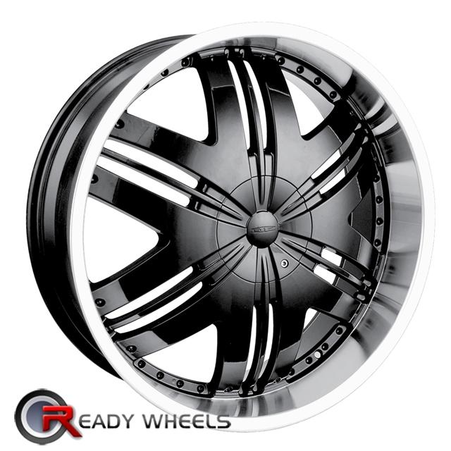 Dip Poison D61 Chrome 6 Spoke 18 Inch Rims Tires
