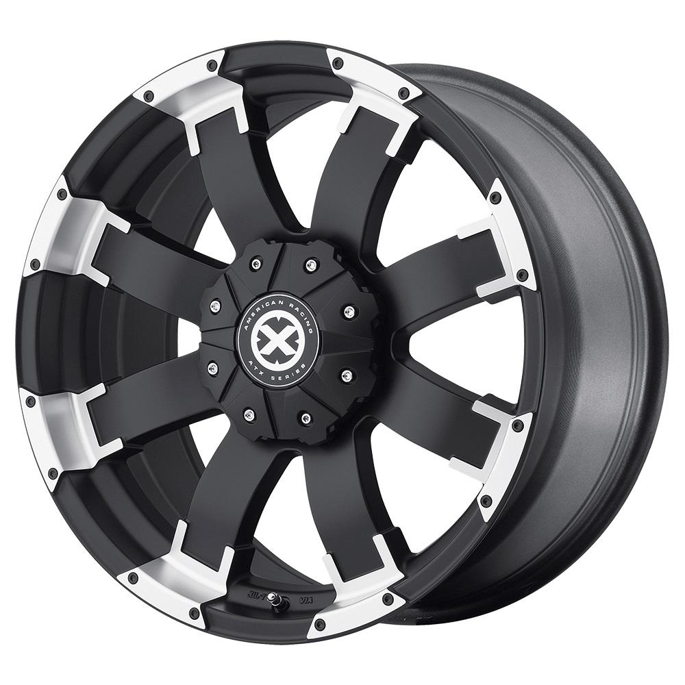 ATX Series AX191 Satin Black Machined 17 inch