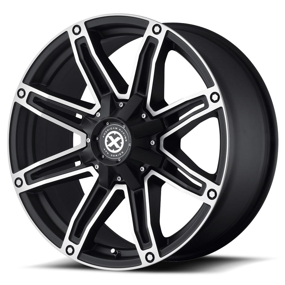 ATX Series AX193 Satin Black Machined 17 inch + OHTSU AT4000 SO - 235/65/17