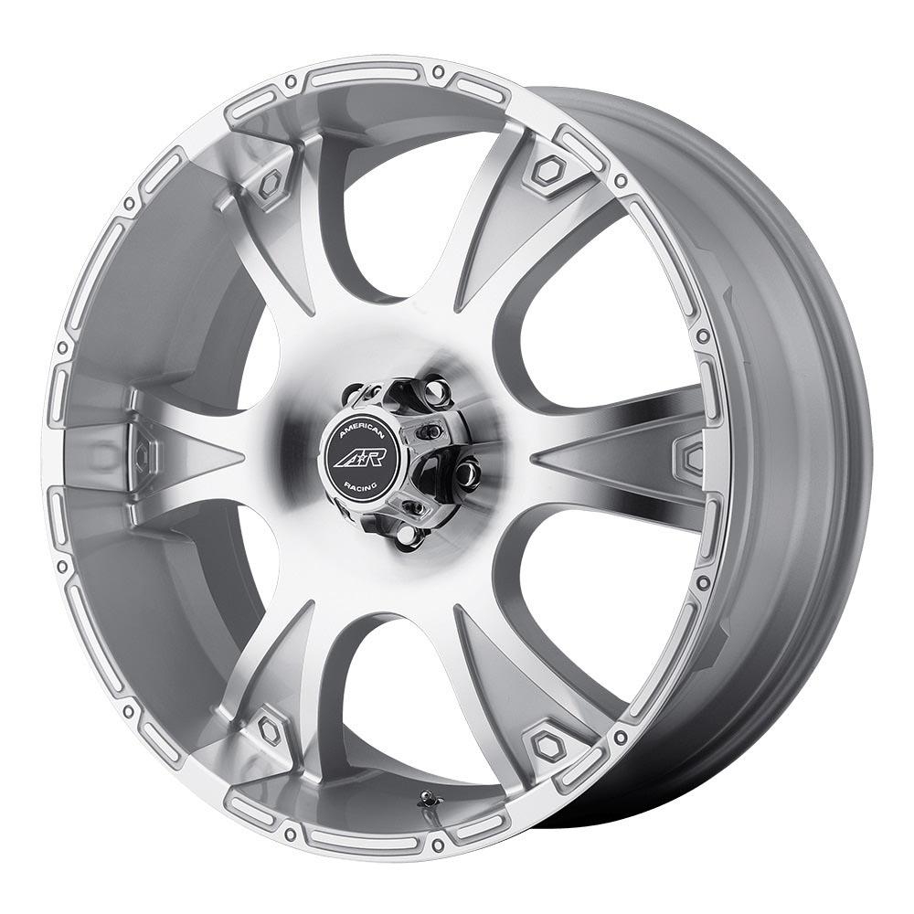 AMERICAN RACING AR889 Silver Machine 20 inch