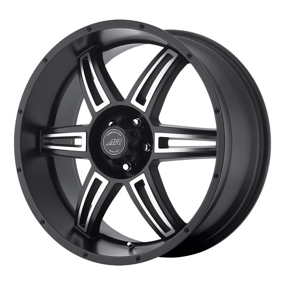 AMERICAN RACING AR890 Satin Black Machined 16 inch