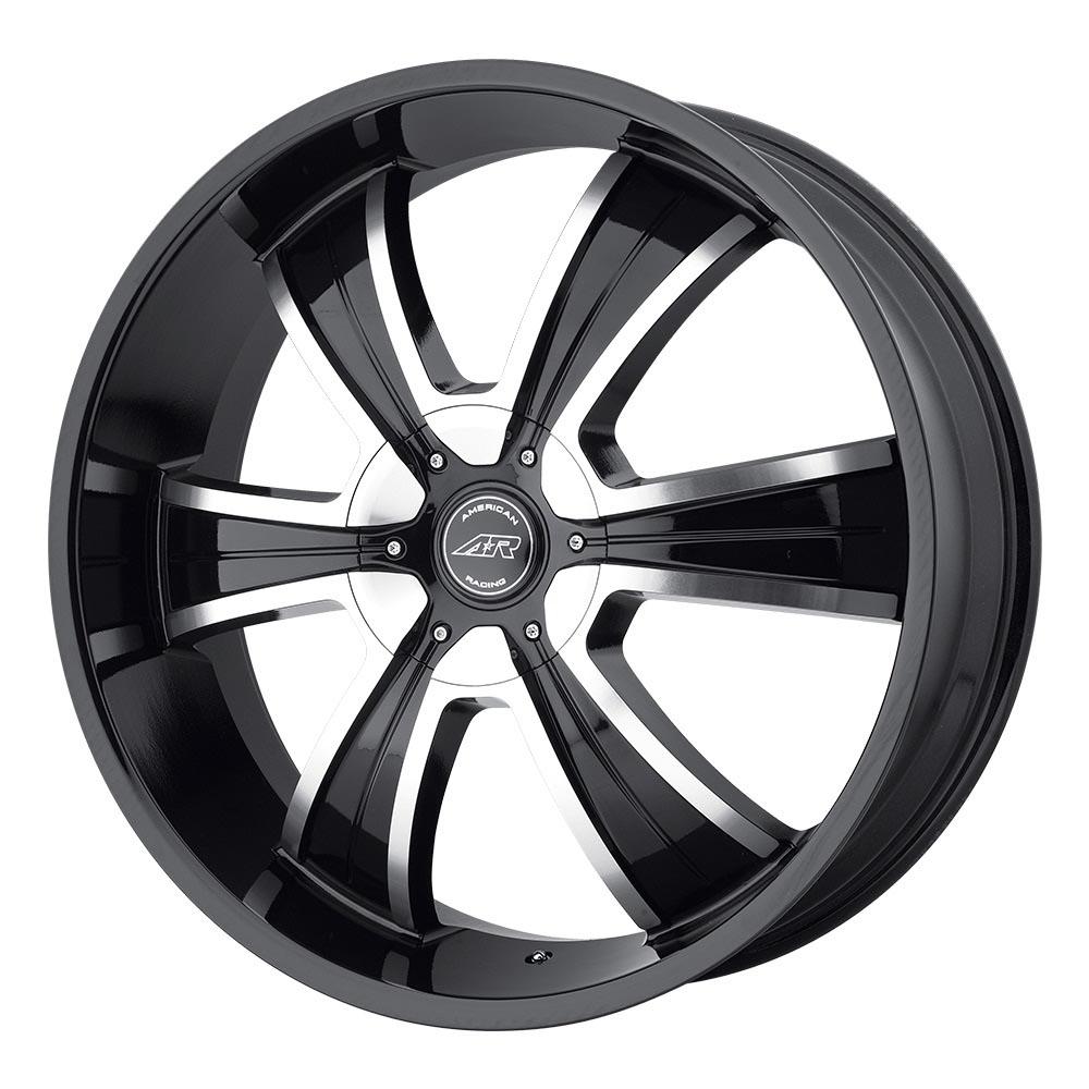 AMERICAN RACING AR894 Gloss Black Machined 18 inch