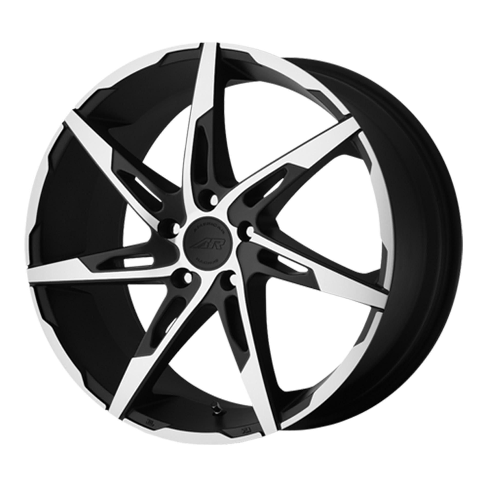 AMERICAN RACING AR900 Satin Black Machined 17 inch