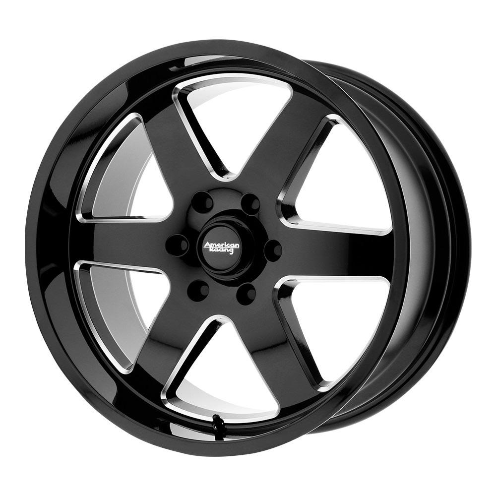 AMERICAN RACING AR926 Gloss Black Milled 18 inch