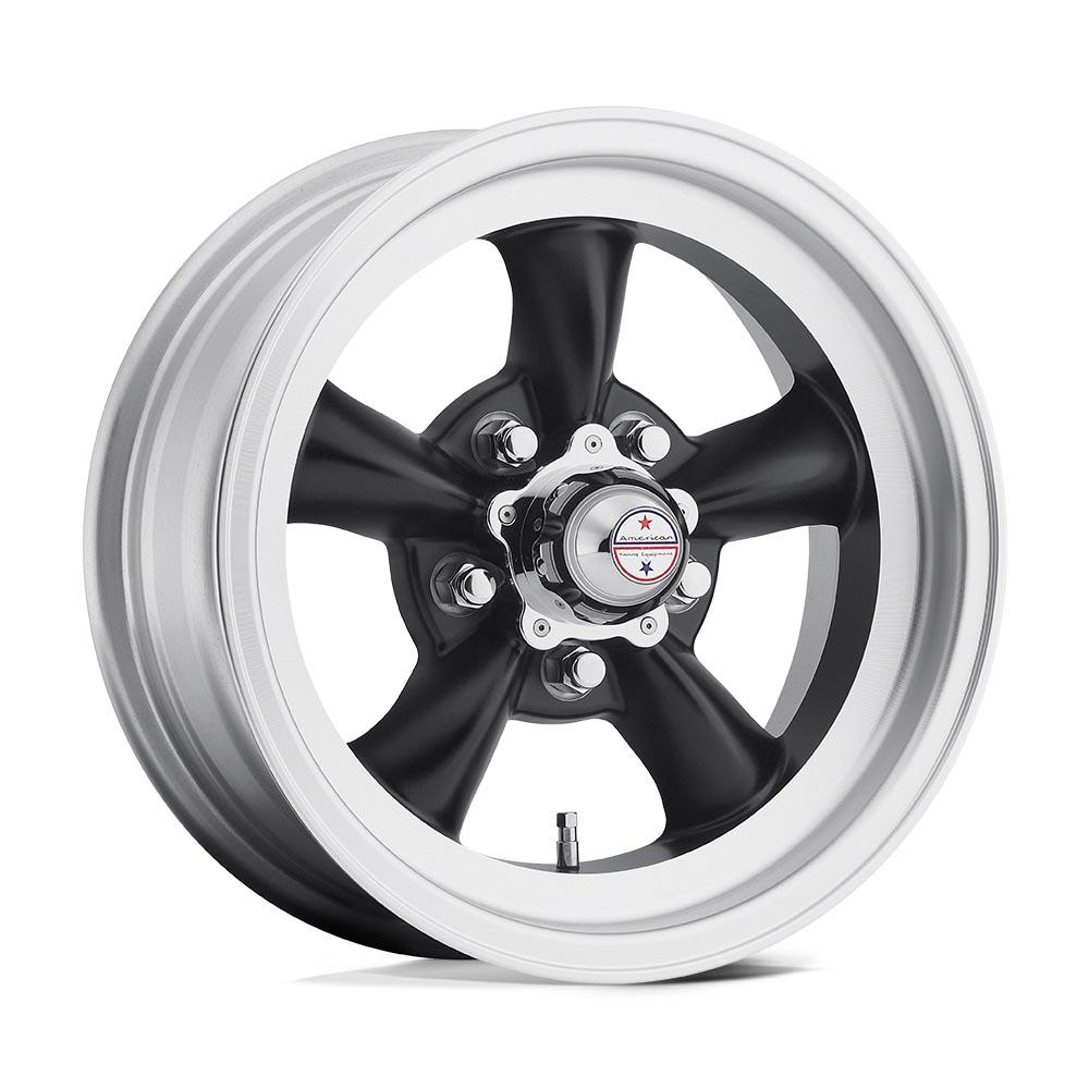 AMERICAN RACING VINTAGE VN105 TORQ THRUST Satin Black Machined 14 inch