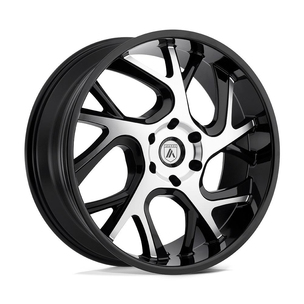 ASANTI ABL-16 Gloss Black Machined 20 inch