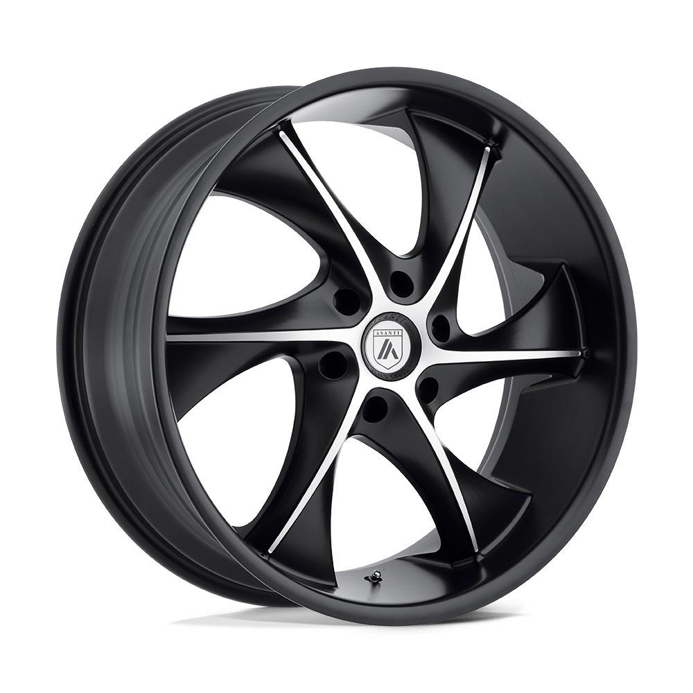 ASANTI ABL-17 Satin Black Machined 20 inch