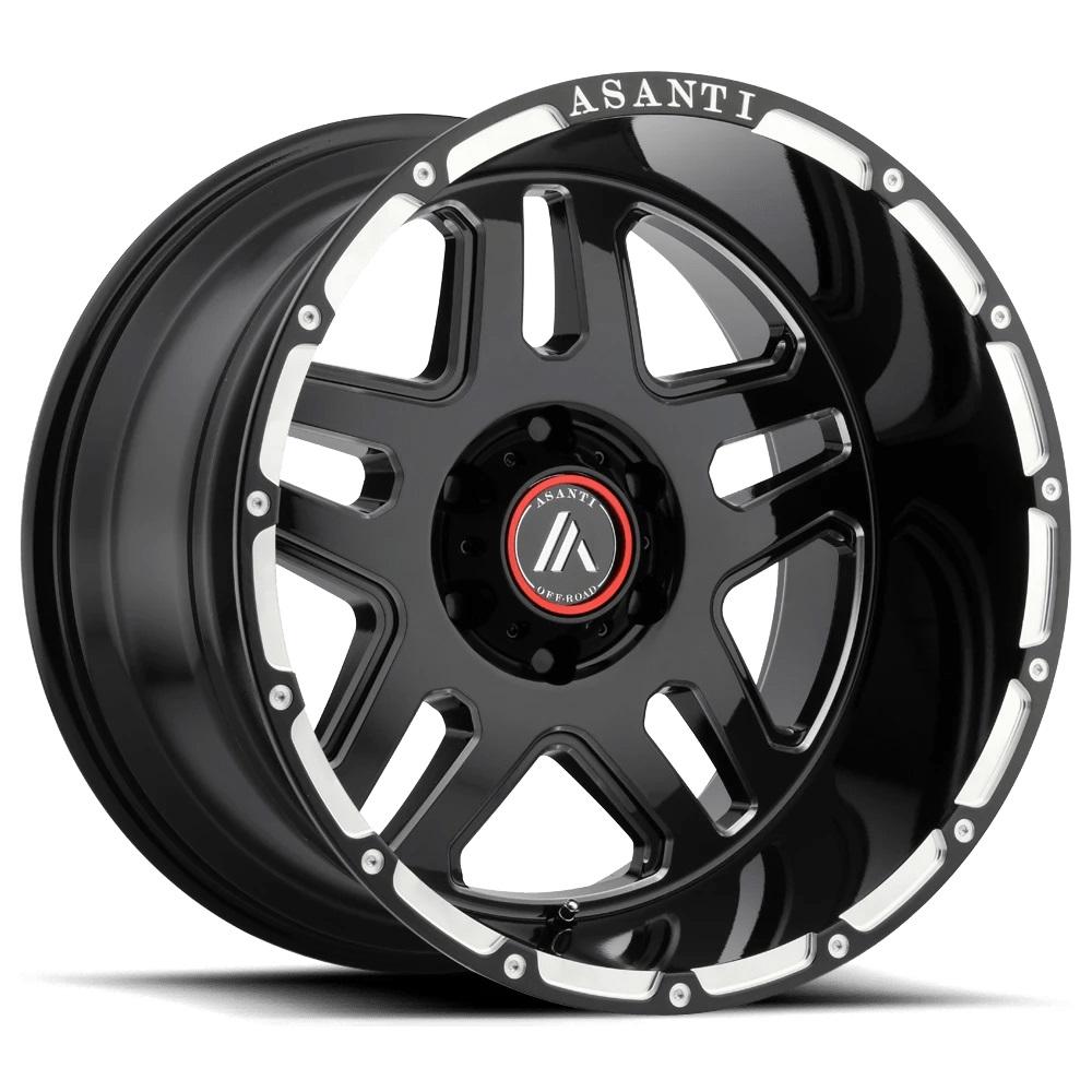 ASANTI AB809 Gloss Black Milled 17 inch