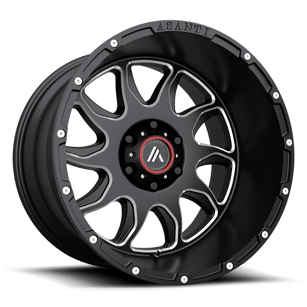 ASANTI AB810 Gloss Black Milled 20 inch