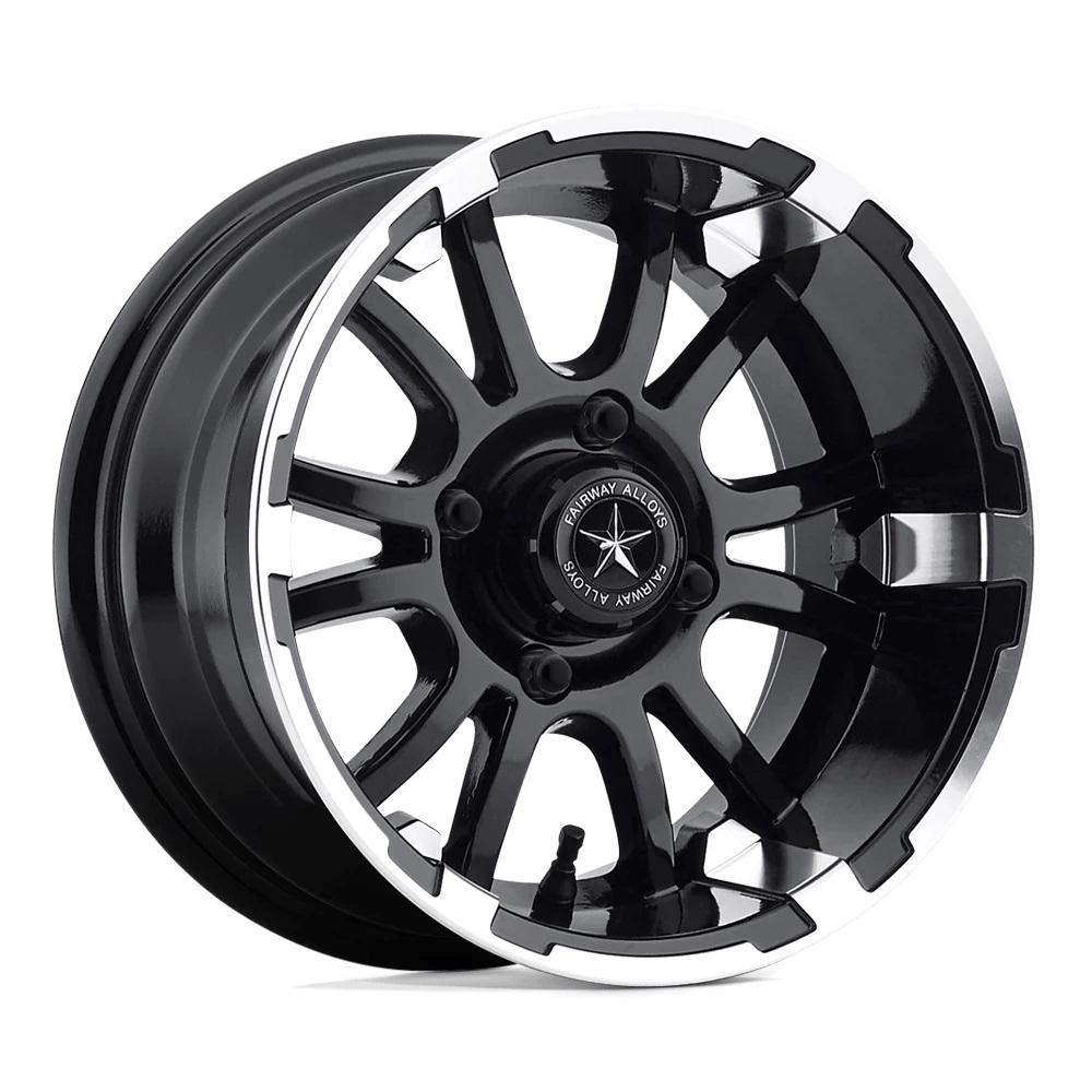 Fairway Alloys FA134 Machined Black 14 inch + OHTSU FP7000 SO - 185/60/14