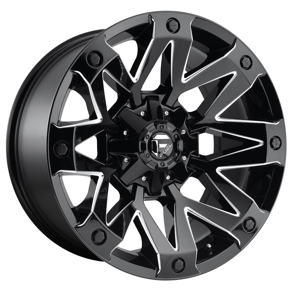 Fuel Off-Road Wheels D555 Gloss Black Milled 17 inch