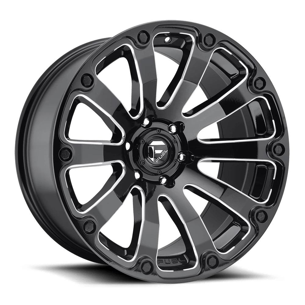 Fuel Off-Road Wheels D598 Gloss Black Milled 20 inch