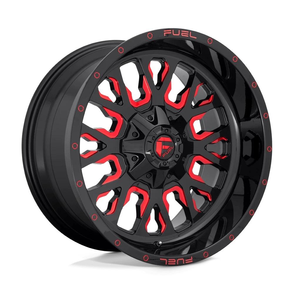 Fuel Off-Road Wheels D612 Red 17 inch + OHTSU AT4000 SO - 235/65/17