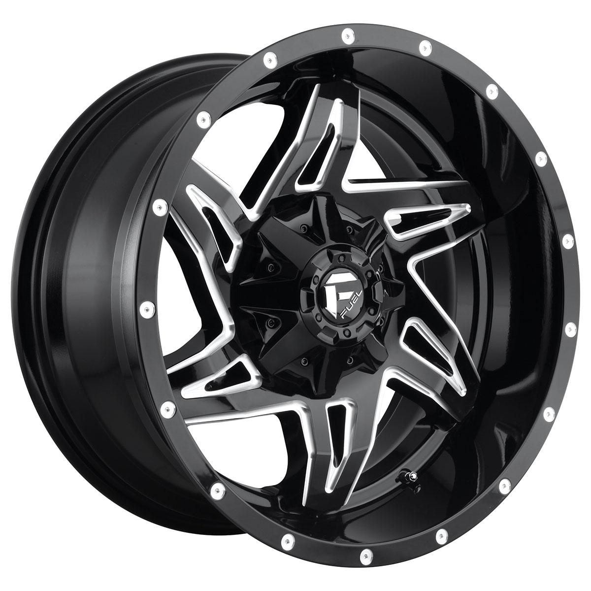 Fuel Off-Road Wheels D613 Gloss Black Milled 20 inch
