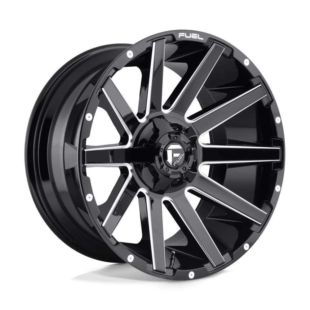 Fuel Off-Road Wheels D615 Gloss Black Milled 18 inch + OHTSU FP7000 SO - 225/40/18