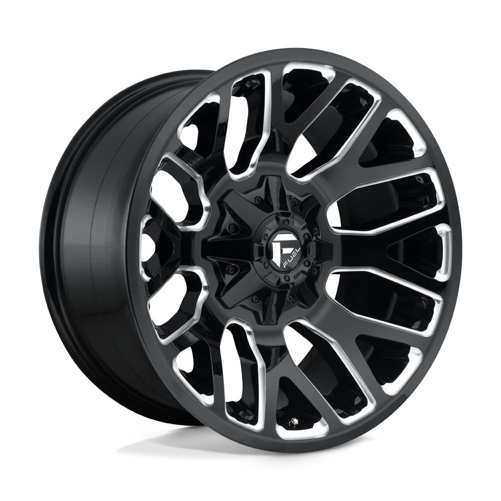 Fuel Off-Road Wheels D623 Gloss Black Milled 20 inch + OHTSU FP8000 SO - 225/35/20