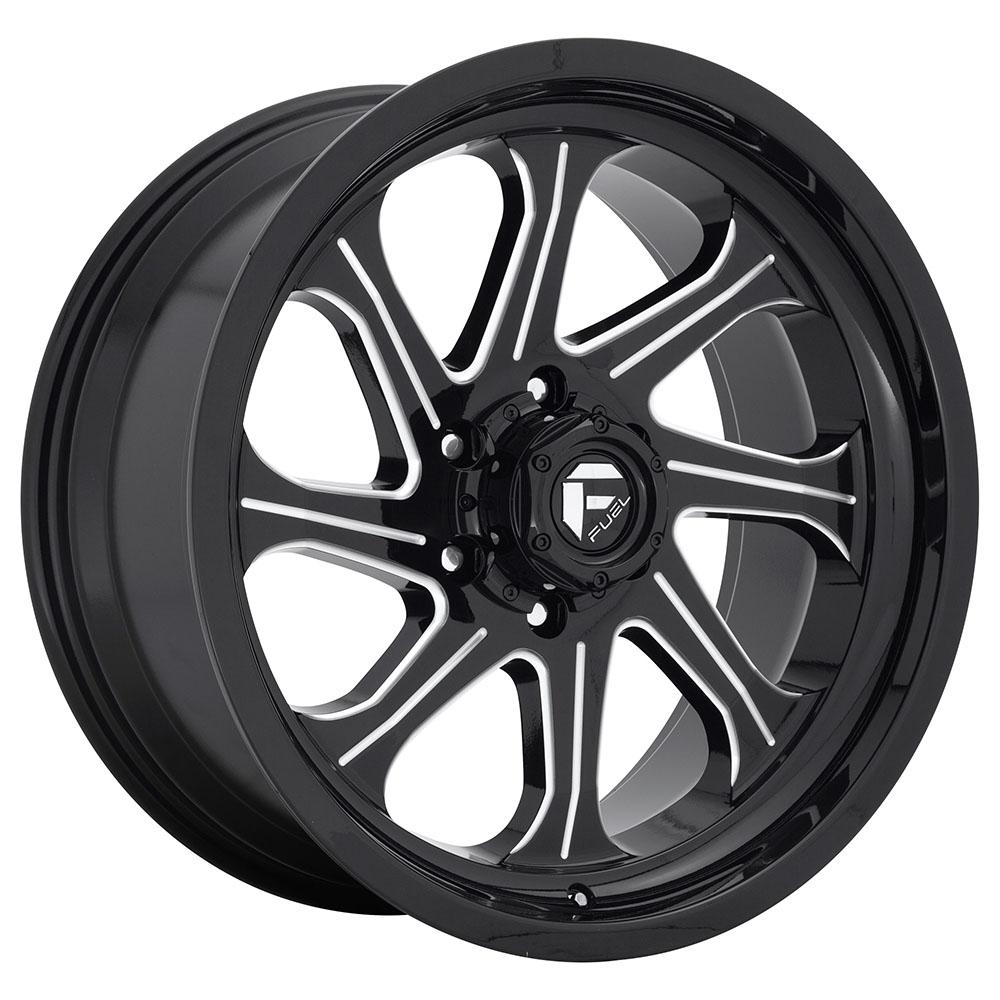 Fuel Off-Road Wheels D676 Gloss Black Milled 20 inch