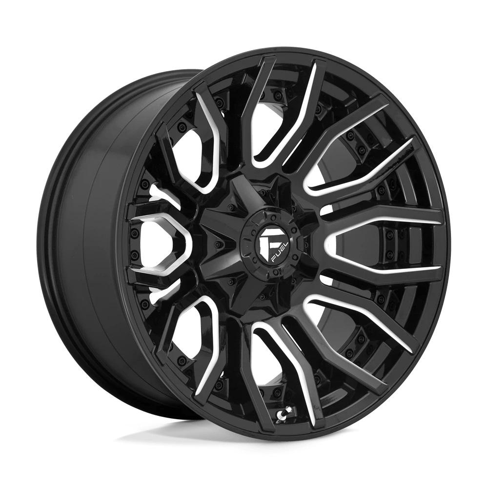 Fuel Off-Road Wheels D711 Gloss Black Milled 20 inch