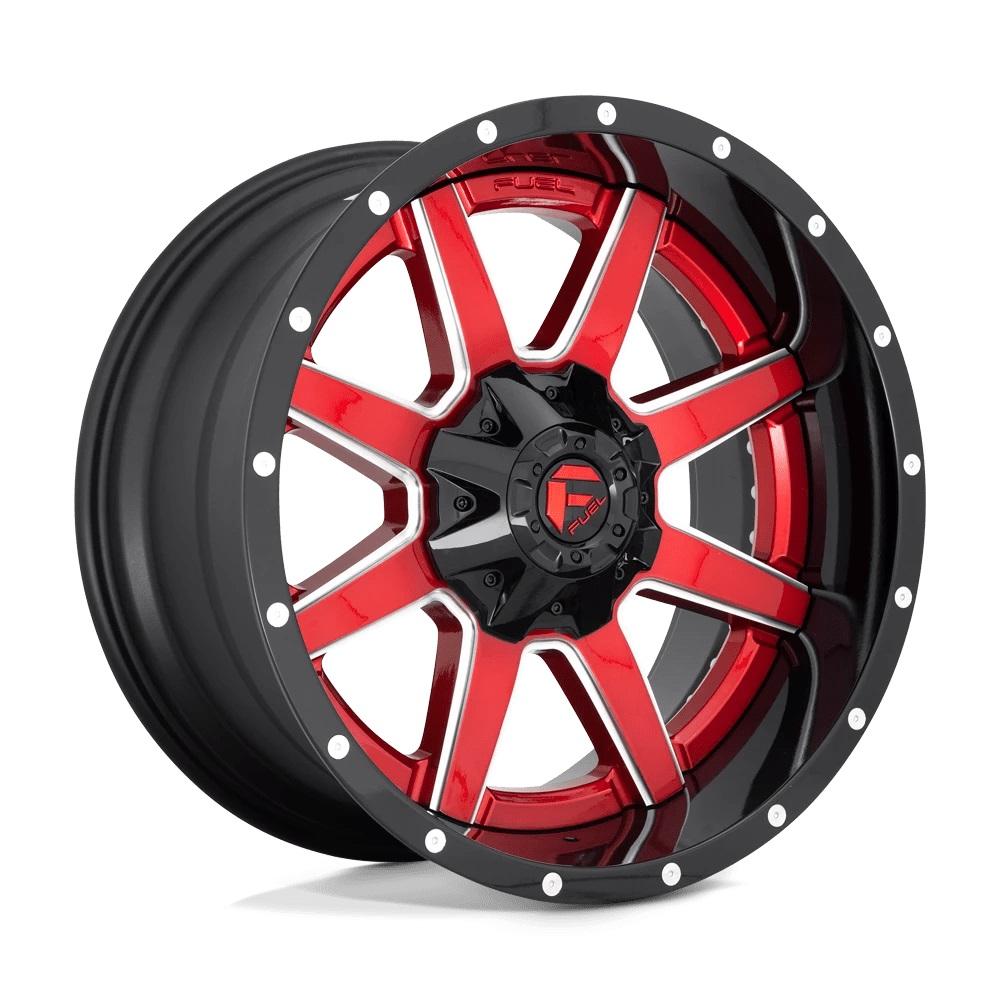 Fuel Off-Road Wheels D250 Red 20 inch + OHTSU FP8000 SO - 225/35/20