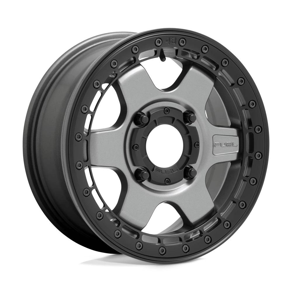 Fuel Off-Road Wheels D923 BLOCK Matte Black 15 inch + OHTSU AT4000 SO - 215/75/15