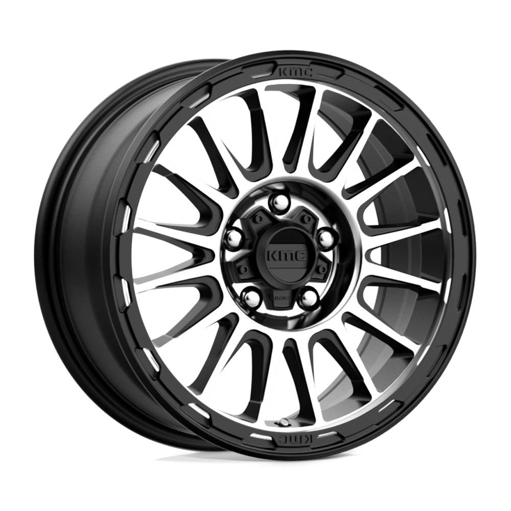 KMC KM542 Satin Black Machined 16 inch