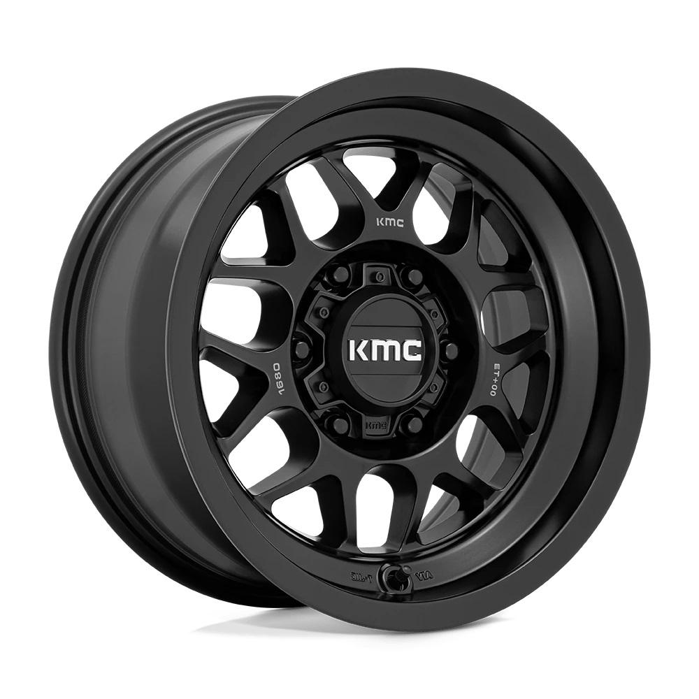 KMC KM725 Satin Black 17 inch + OHTSU AT4000 SO - 235/65/17