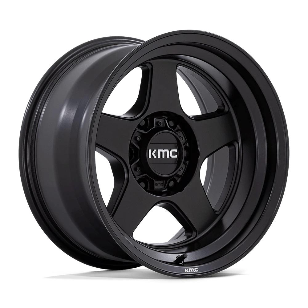 KMC KM728 Matte Black 17 inch + OHTSU AT4000 SO - 235/65/17