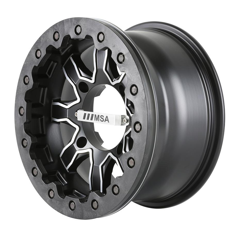 MSA Offroad Wheels F1 Satin Black Milled 14 inch