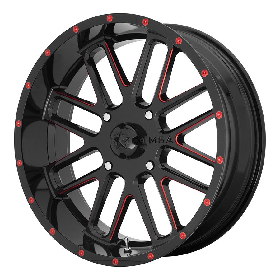 MSA Offroad Wheels M35 Gloss Black 18 inch