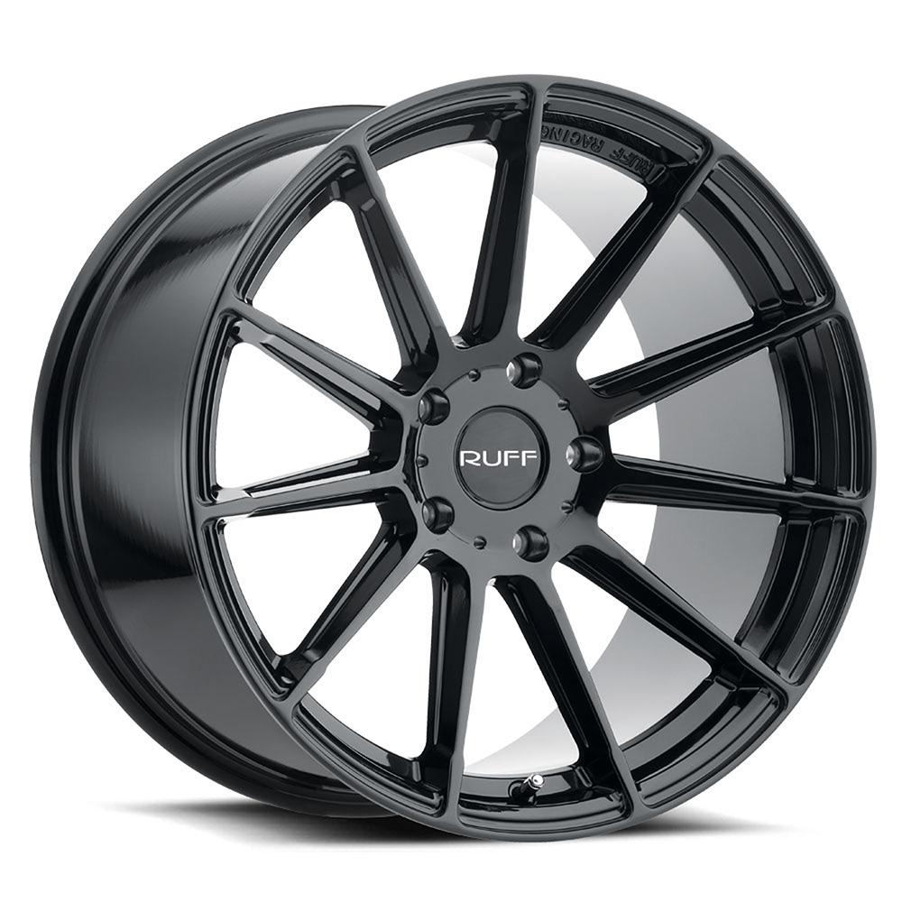 RUFF RACING RS2 Gloss Black 18 inch + OHTSU FP7000 SO - 225/40/18
