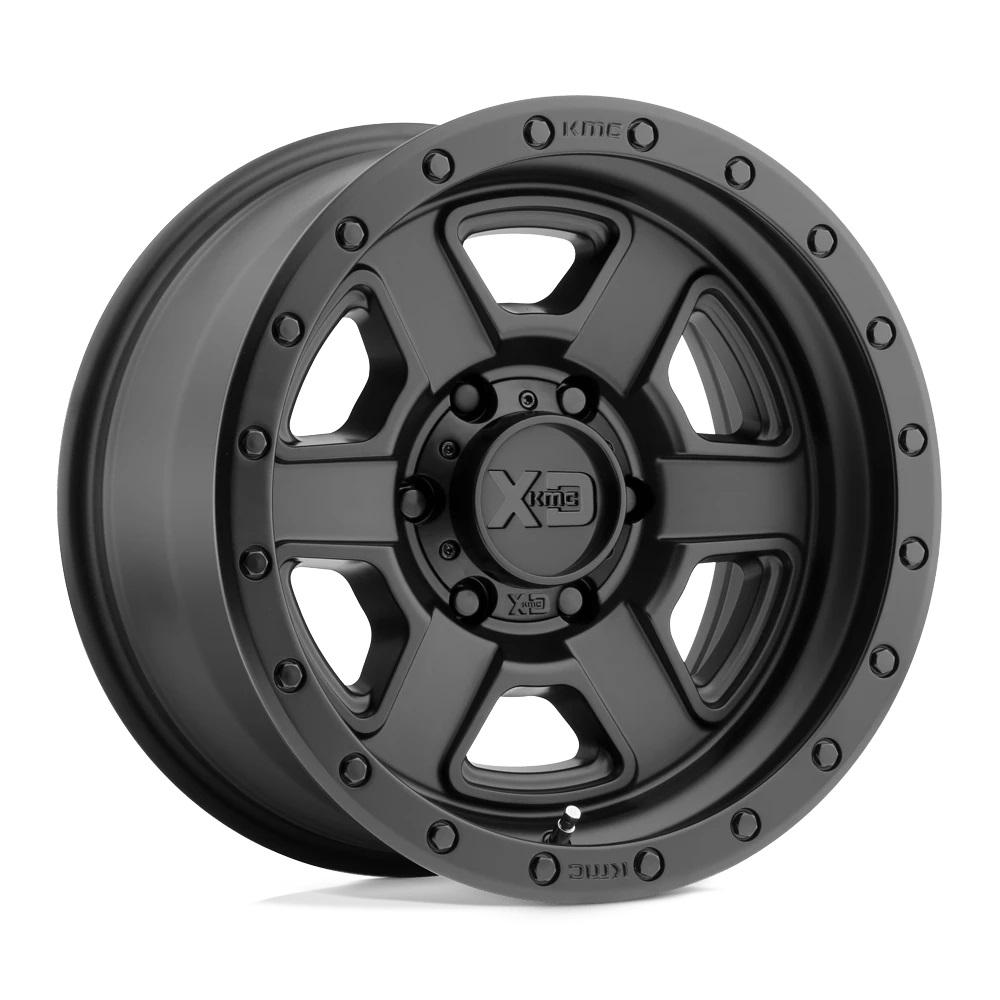 XD Wheels XD133 FUSION Satin Black 17 inch + OHTSU AT4000 SO - 235/65/17