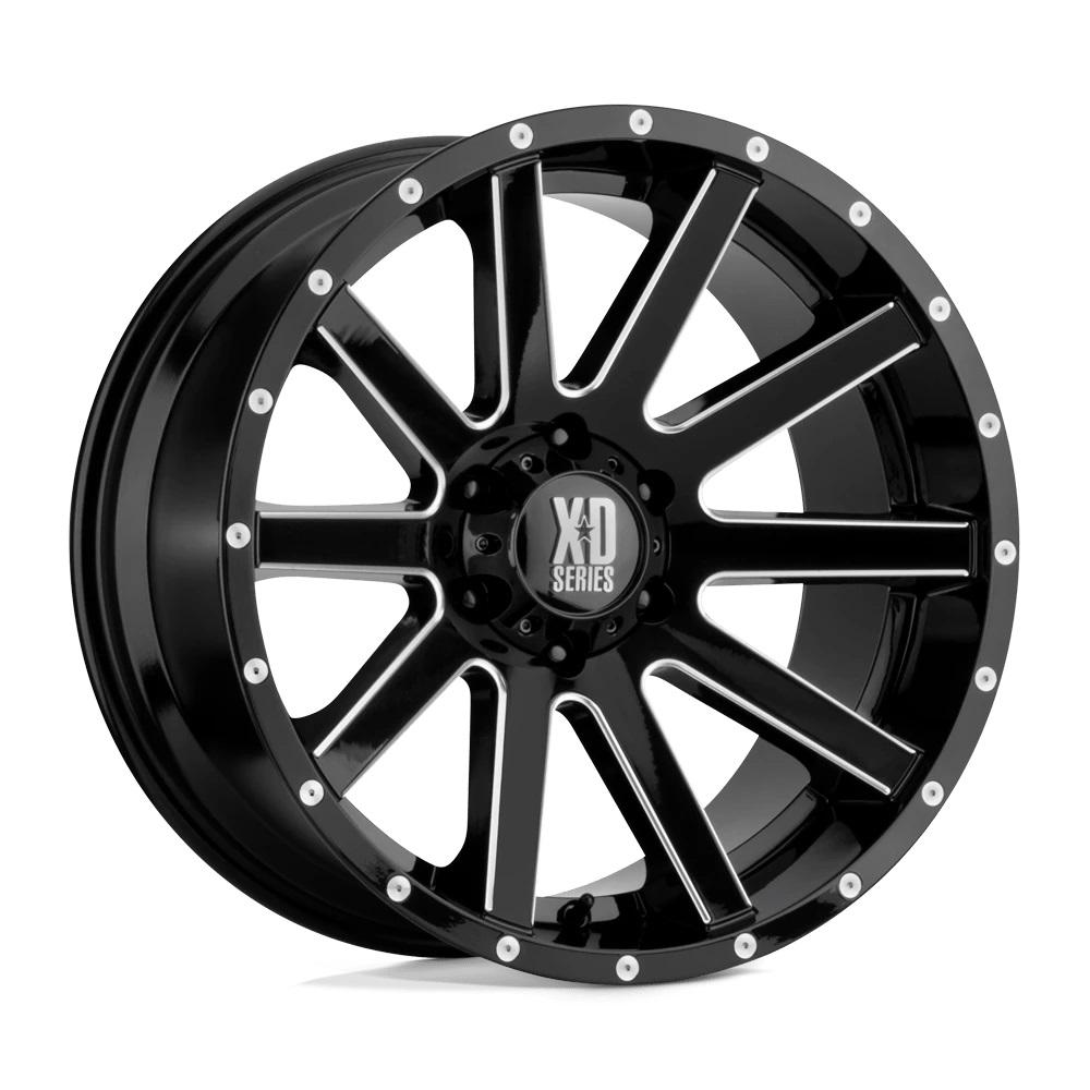 XD Wheels XD818 Gloss Black Milled 20 inch + OHTSU FP8000 SO - 225/35/20