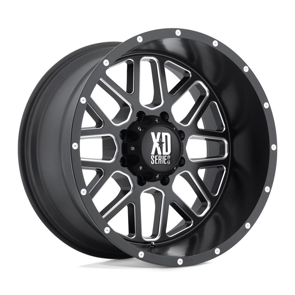 XD Wheels XD820 Satin Black Milled 17 inch