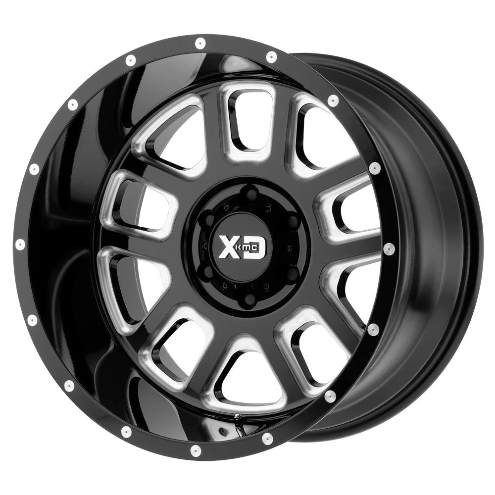 XD Wheels XD828 Gloss Black Milled 20 inch