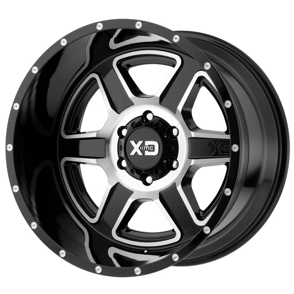 XD Wheels XD832 Gloss Black Machined 20 inch