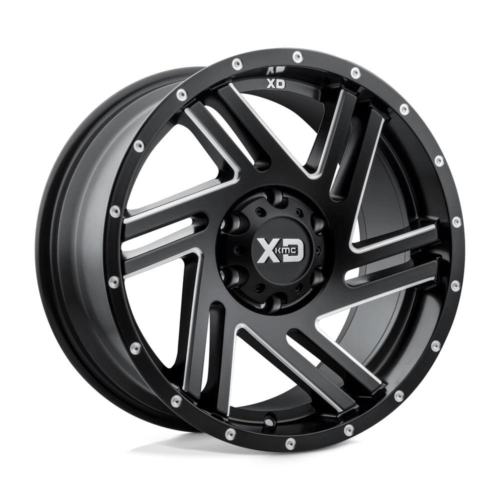 XD Wheels XD835 Satin Black Milled 17 inch