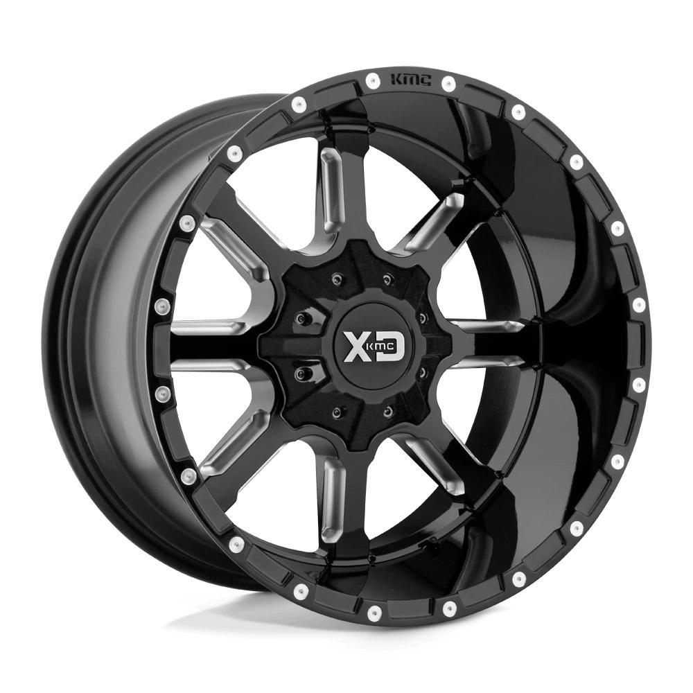 XD Wheels XD838 Gloss Black Milled 20 inch