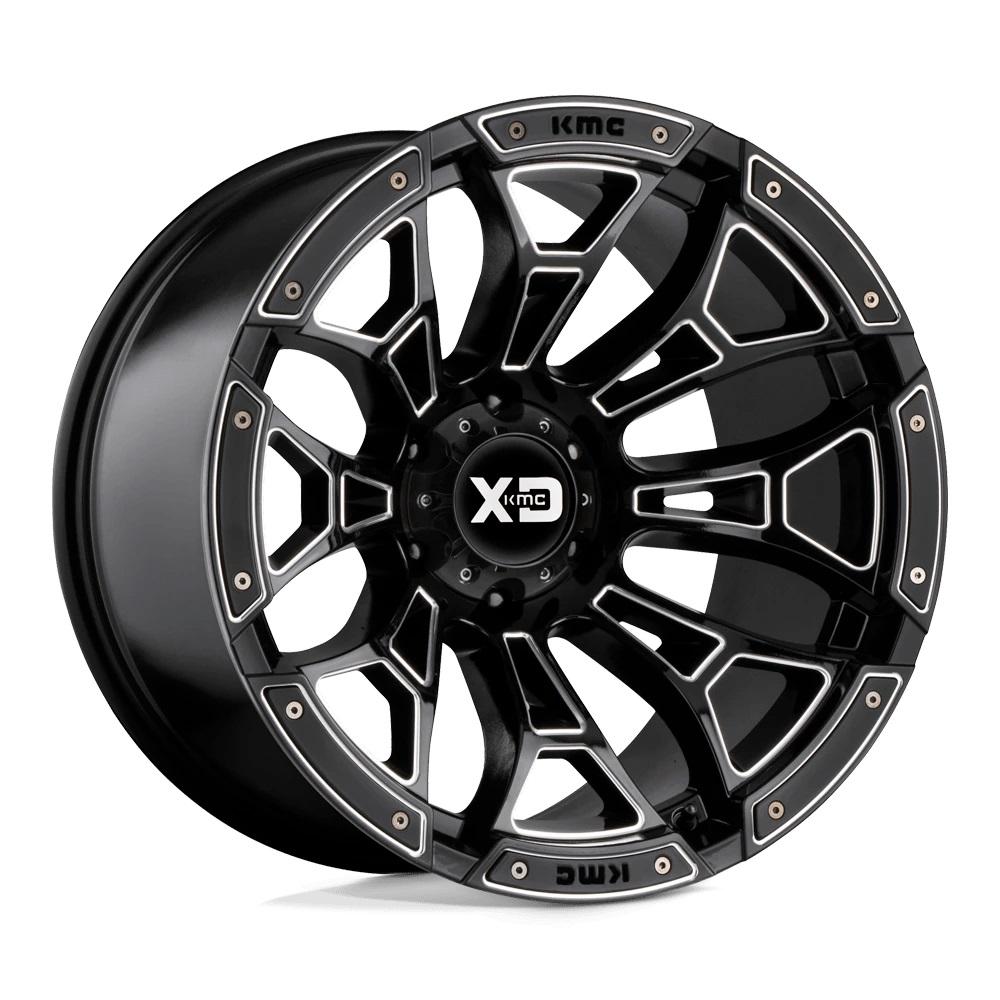 XD Wheels XD841 Gloss Black Milled 20 inch