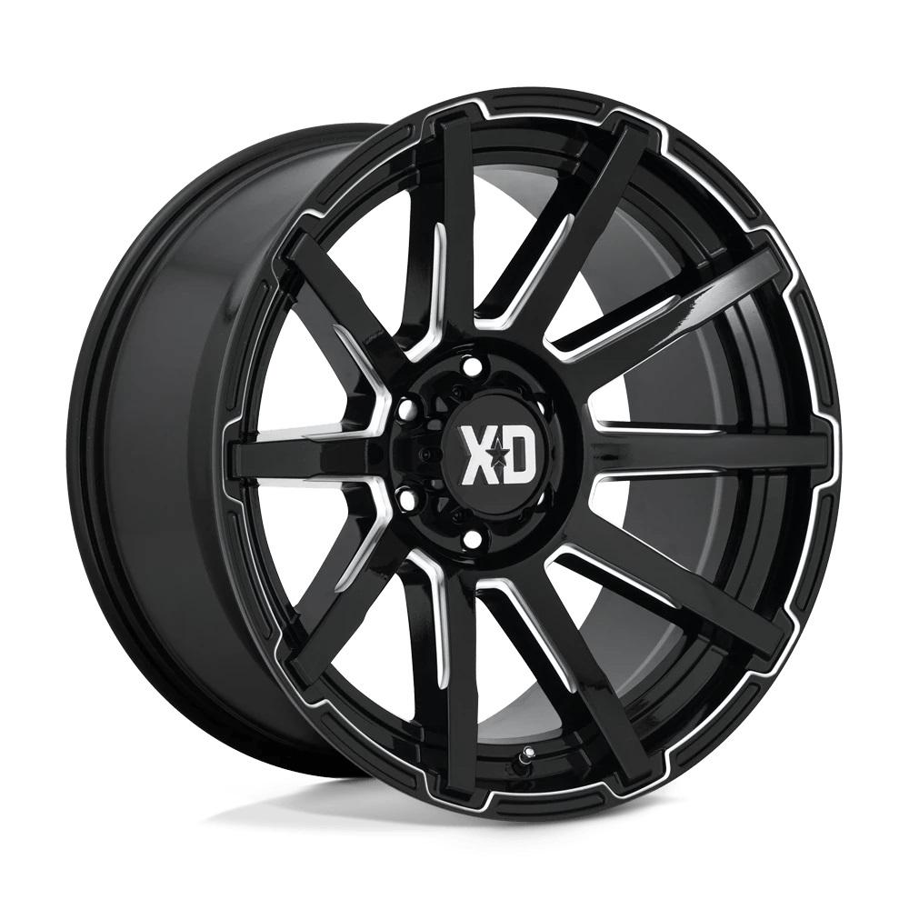 XD Wheels XD847 Gloss Black Milled 17 inch
