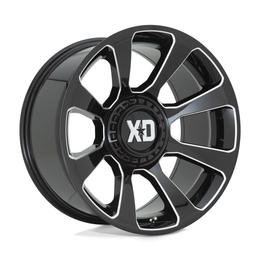 XD Wheels XD854 Gloss Black Milled 20 inch