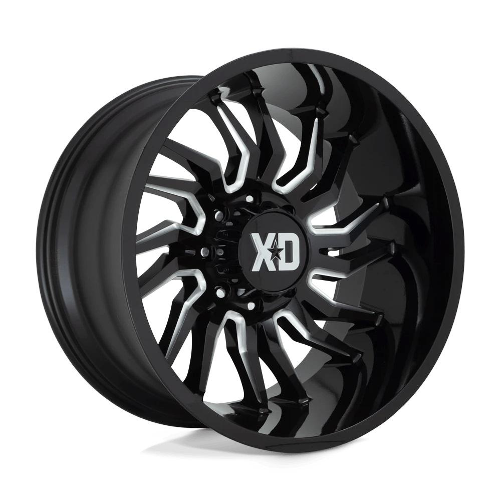 XD Wheels XD858 Gloss Black Milled 20 inch